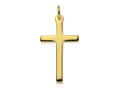 9ct Yellow Gold Cross, Heavy Latin Hallmarked