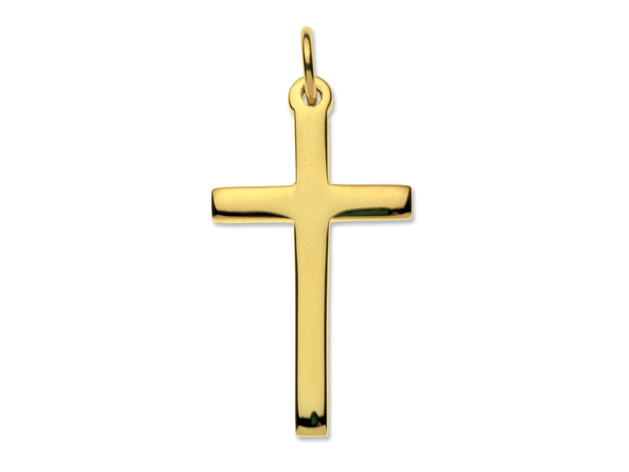 9ct Yellow Gold Cross, Heavy Latin Hallmarked